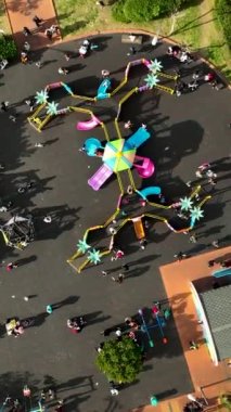 Children Play on the big playground
