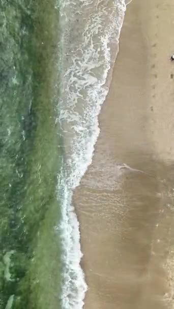 海の質感垂直ビデオ — ストック動画