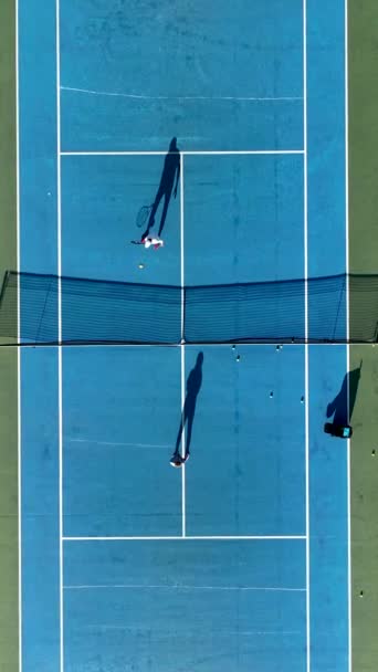 Court Tennis Vue Aérienne — Video