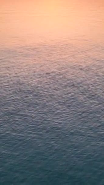 Vista Aérea Mar Azul — Vídeo de Stock