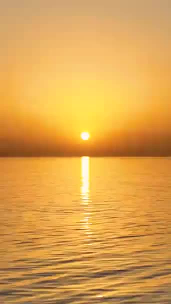 海の色の夕暮れ — ストック動画