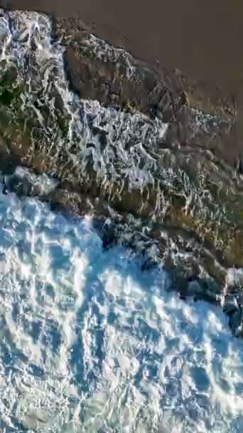 Texture Azur Mer Vidéo Verticale — Video