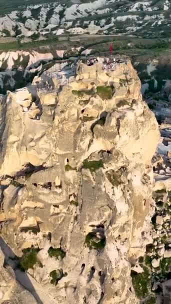 Cappadocia Légi Felvétel — Stock videók