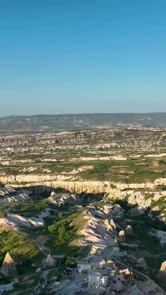 Widok Lotu Ptaka Cappadocia — Wideo stockowe