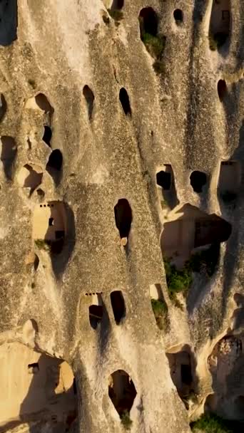 Úžasná Krajina Cappadocia Oblíbenou Turistickou Destinací Turecka — Stock video