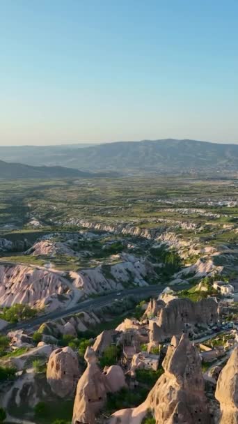 Widok Lotu Ptaka Cappadocia — Wideo stockowe