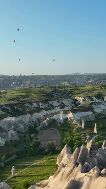 Beroemde Stad Cappadocië Turkije — Stockvideo