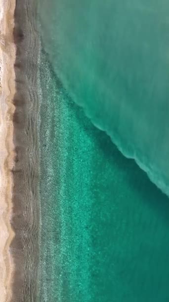 Gökyüzü Görünümlü Gök Mavisi Deniz — Stok video
