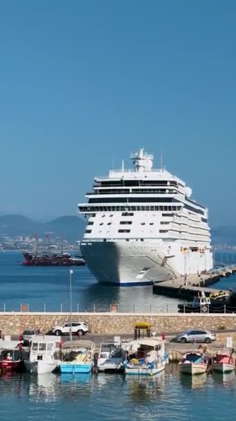 Яхты Порту — стоковое видео
