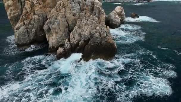 Fondo Buena Calidad Mar Azul Vacaciones Junto Mar — Vídeos de Stock