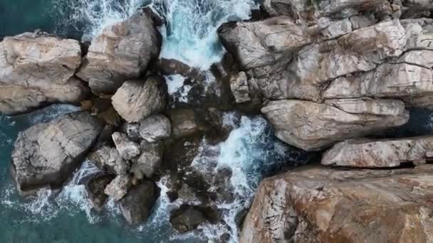 Гарна Якість Фону Блакитне Море Приморський Відпочинок — стокове відео
