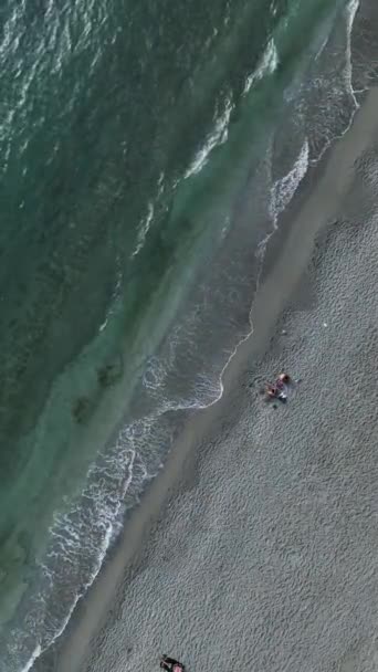 Beach Concept Waves Beach Mediterranean Sea — Stock Video