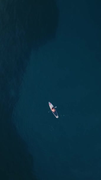 Активні Свята Морі Глибокий Колір Води — стокове відео