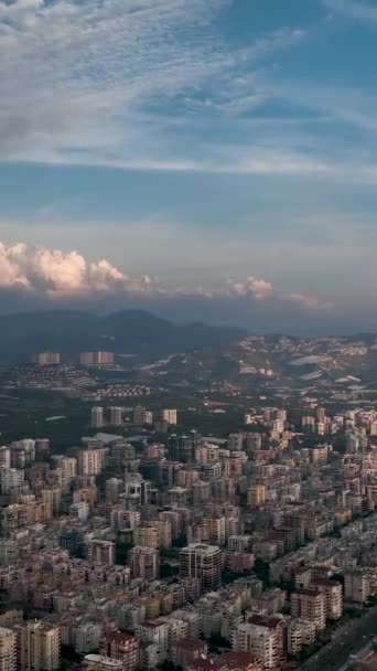 土耳其建筑 阿拉亚市美丽的风景 — 图库视频影像
