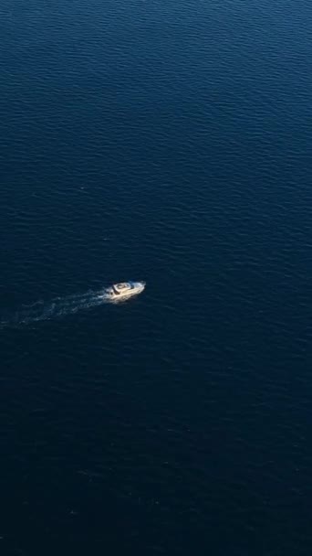 远洋捕鱼远洋自然色鸟瞰 — 图库视频影像
