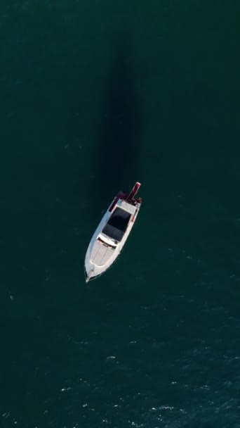 Hobby Rozrywka Otwartym Błękitnym Morzu — Wideo stockowe