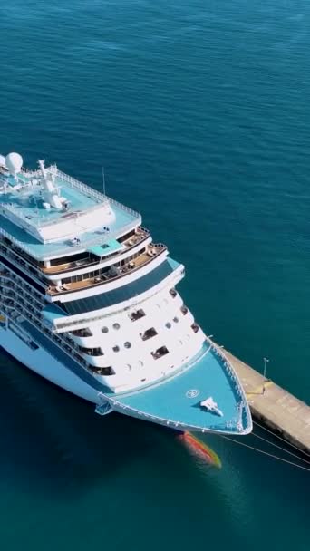 在一艘大船上度假 地中海游轮 — 图库视频影像