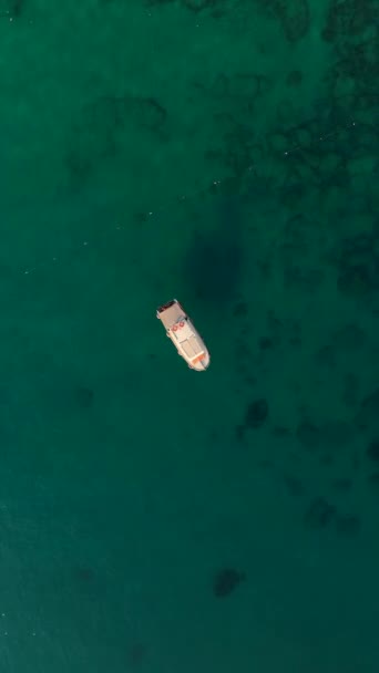 Akdeniz Birinci Sınıf Tatiller Masmavi Deniz — Stok video