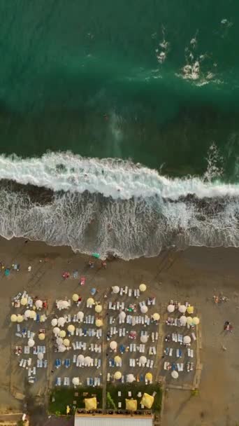 Concepto Verano Vacaciones Las Vacaciones Junto Mar Turquía — Vídeo de stock
