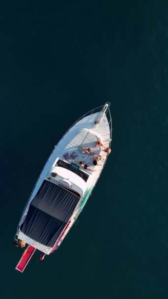 Vacaciones Premium Mar Mediterráneo Mar Azul — Vídeo de stock