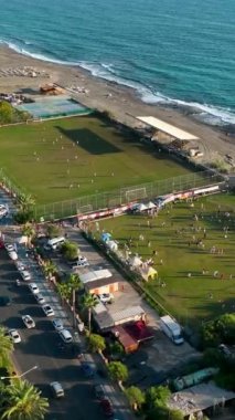 Türkiye 'de deniz manzarası ve tatil