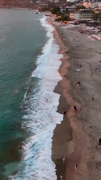 Літня Концепція Свята Морських Святах Туреччині — стокове відео