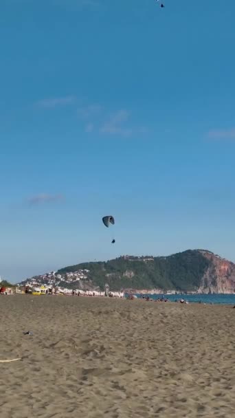 Playa Verano Mahmutlar Turquía Alanya — Vídeos de Stock