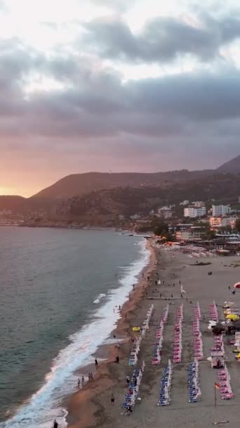 Sommerkonzept Und Urlaub Meer Der Türkei — Stockvideo