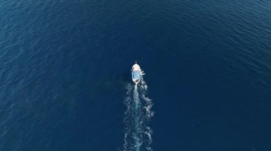 Akdeniz hava manzaralı 4 K üzerinde tatil.