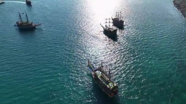 Descanso Mar Concepto Mar Gente Yate — Vídeos de Stock