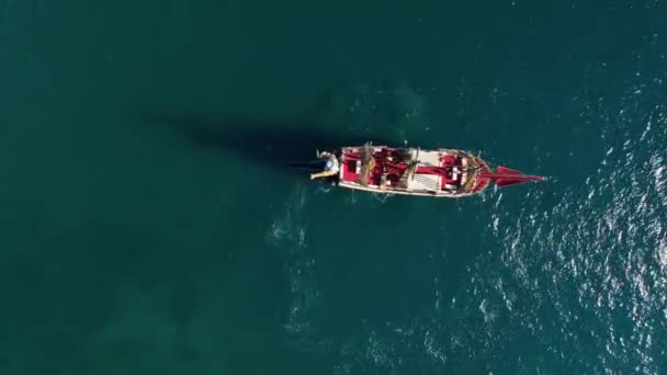 Reste Sur Mer Concept Mer Les Gens Sur Yacht — Video