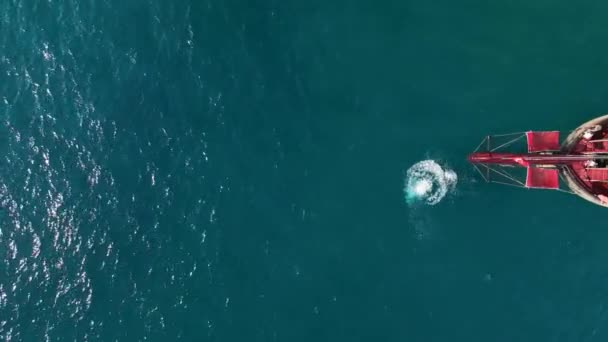 Отдых Море Морская Концепция Люди Яхте — стоковое видео