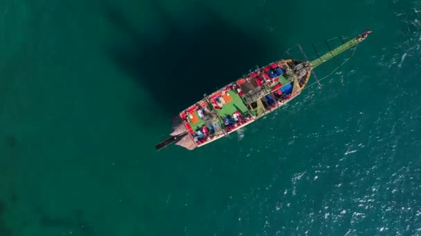 Спочиньте Морі Морська Концепція Люди Яхті — стокове відео