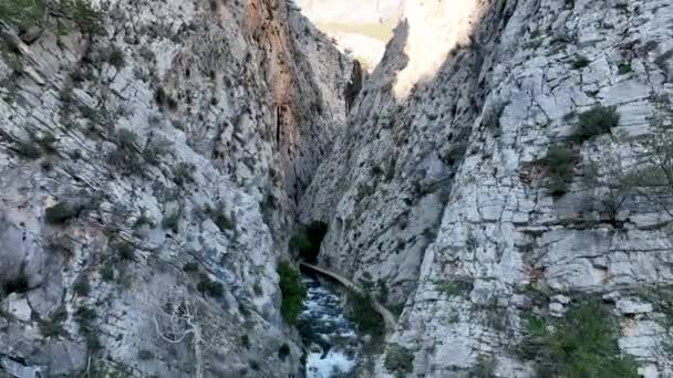 Awesome Place Most Beautifull Canyon Sapadere — Vídeo de Stock