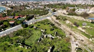 Türkiye Yakası harika antik şehir arkaplanı