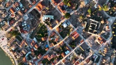 Türkiye Yakası harika antik şehir arkaplanı