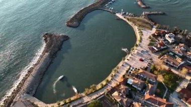 Türkiye Yakası harika antik şehir arkaplanı