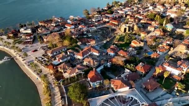 Turkey Side Awesome Antik City Background — Stock Video