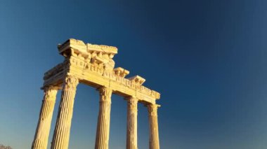 Türkiye Yakası harika antik şehir arkaplanı