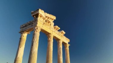Türkiye Yakası harika antik şehir arkaplanı