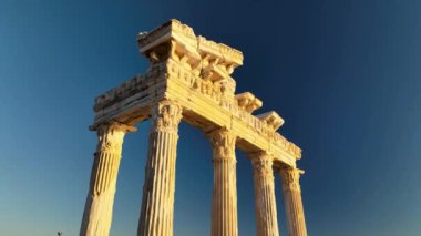 Türkiye Yakası harika antik şehir arkaplanı