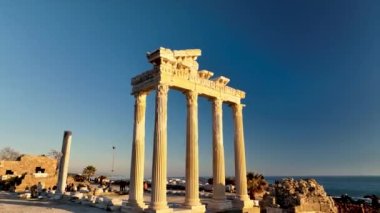 Türkiye Yakası harika antik şehir arkaplanı