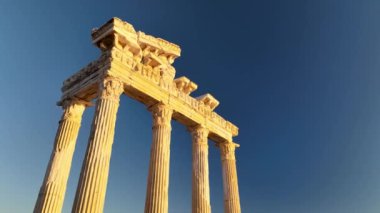 Türkiye Yakası harika antik şehir arkaplanı