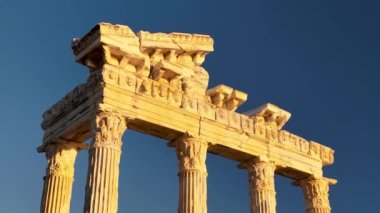 Türkiye Yakası harika antik şehir arkaplanı