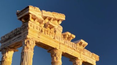 Türkiye Yakası harika antik şehir arkaplanı