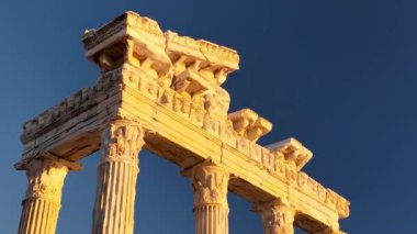 Türkiye Yakası harika antik şehir arkaplanı