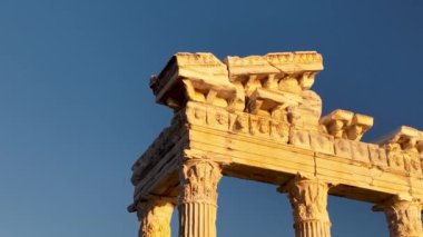 Türkiye Yakası harika antik şehir arkaplanı