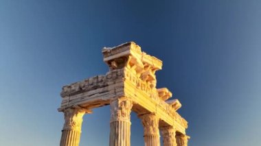 Türkiye Yakası harika antik şehir arkaplanı