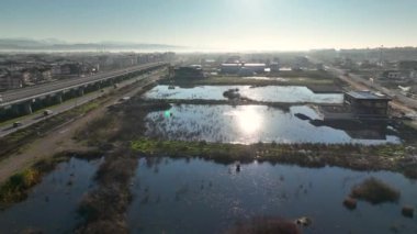 Türkiye Yakası harika antik şehir arkaplanı