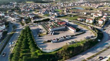 Türkiye Yakası harika antik şehir arkaplanı